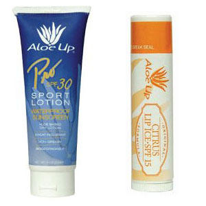 Suncreme and Lipsalve